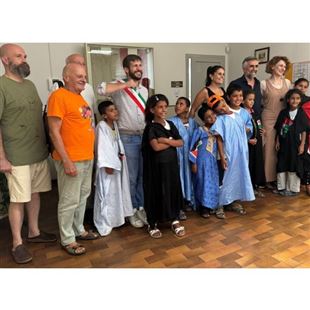 I bambini saharawi in visita al municipio di Fiorano Modenese