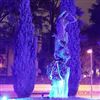 Piazza Ciro Menotti si illumina di blu per la Giornata nazionale delle vittime civili